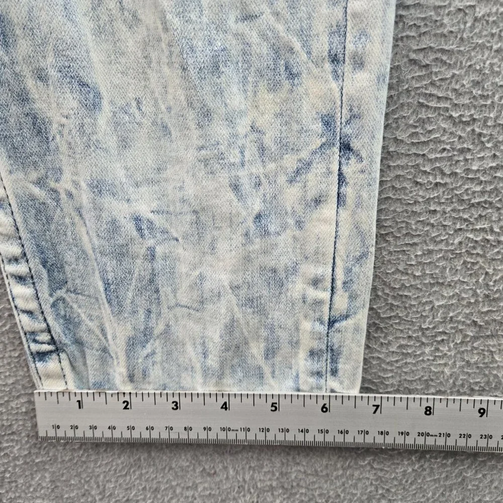 True Religion Men Jeans 32 Blue Acid‎ Wash Skinny Denim Mid Rise 33